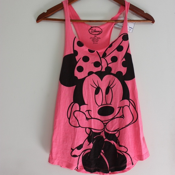 Disney Tops - Bright Pink Minnie Mouse Tank Top Disney Tops - Bright Pink Minnie Mouse Tank Top